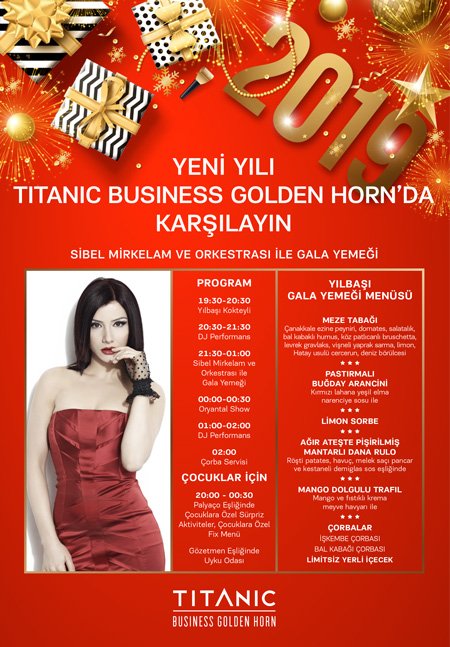 Titanic Business Golden Horn Otel İstanbul Yılbaşı 2019