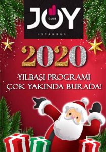 Joy Club İstanbul 2020 Yılbaşı