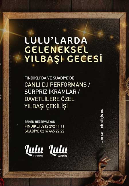 Lulu Lounge İstanbul Yılbaşı 2020