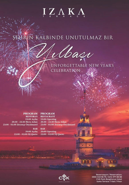 Izaka – CVK Park Bosphorus Hotel İstanbul Yılbaşı 2022