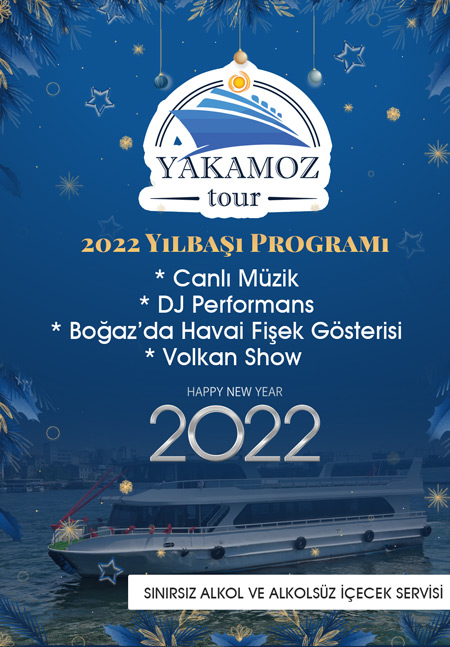 Yakamoz Boğaz Turu ile 2022 Yılbaşı