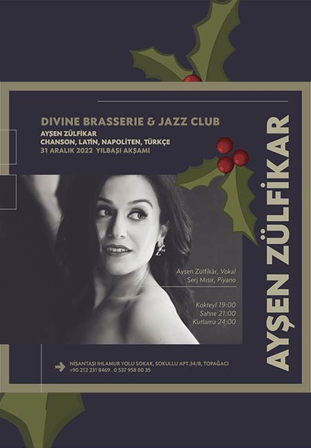 Nişantaşı Divine Brasserie Jazz Club Yılbaşı 2023