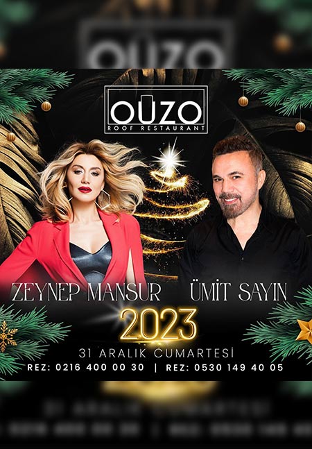 Ouzo Roof Restaurant Yılbaşı Programı 2023