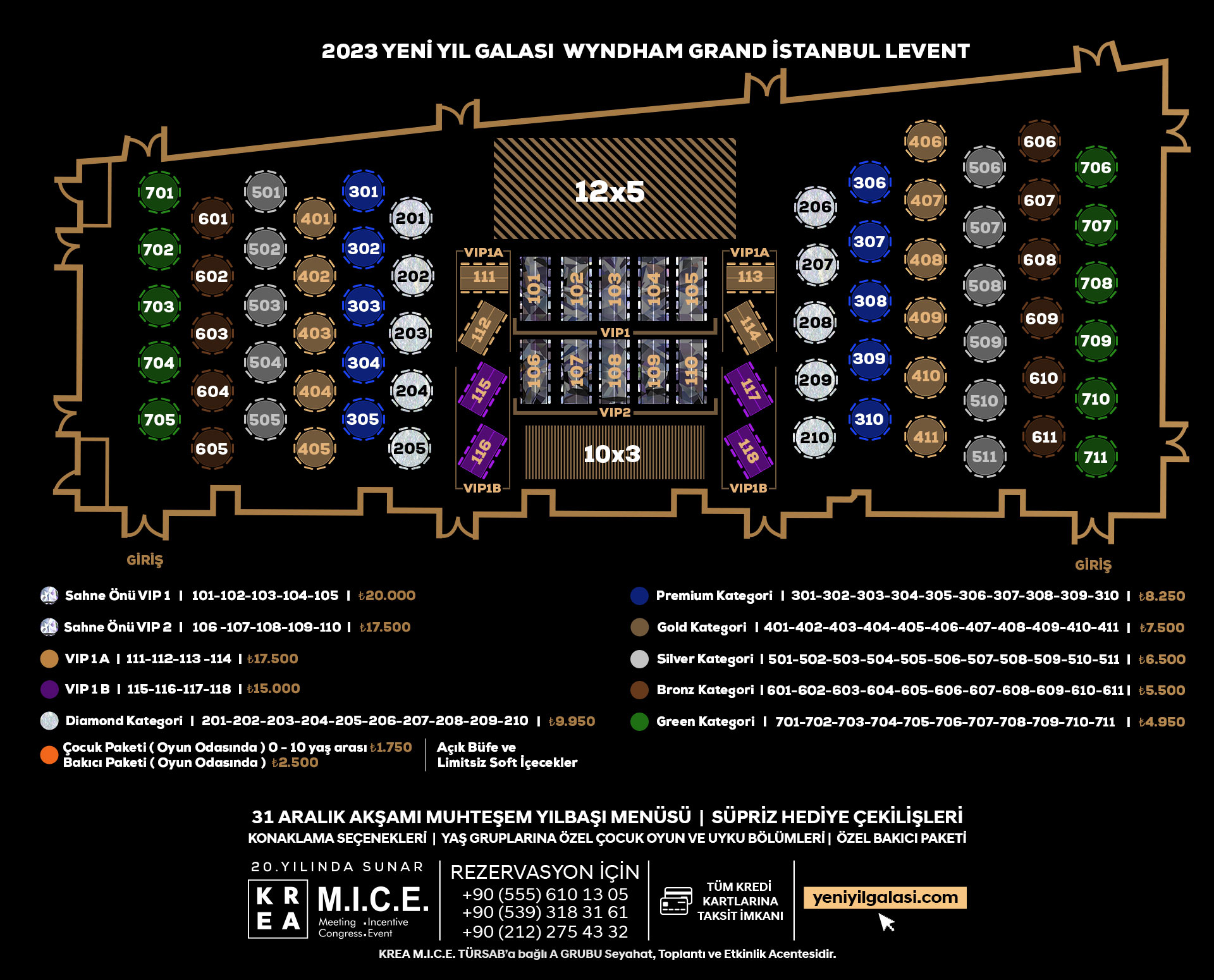 Wyndham Grand Levent Yılbaşı 2023