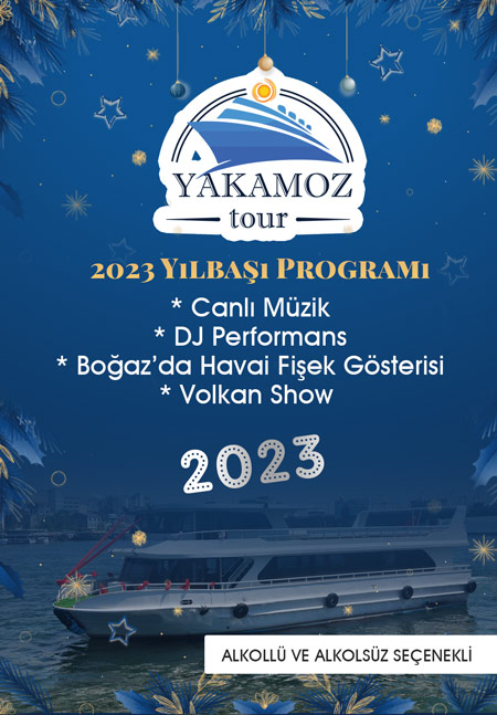 Yakamoz Boğaz Turu ile 2023 Yılbaşı