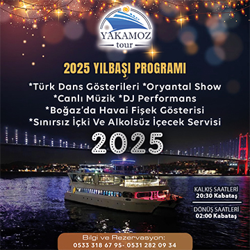 Yakamoz Tekne Turu Yılbaşı Programı 2025