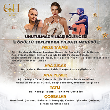 Grand Harilton Hotel İstanbul 2025 Yılbaşı Programı