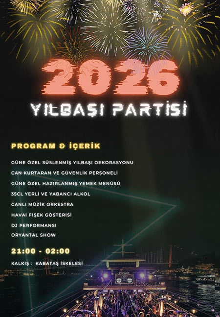 Beyaz Martı Davet Gemisi Yılbaşı Programı 2026