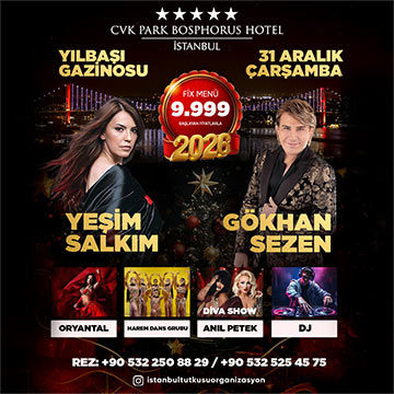 CVK Park Bosphorus Hotel İstanbul Yılbaşı Programı 2026