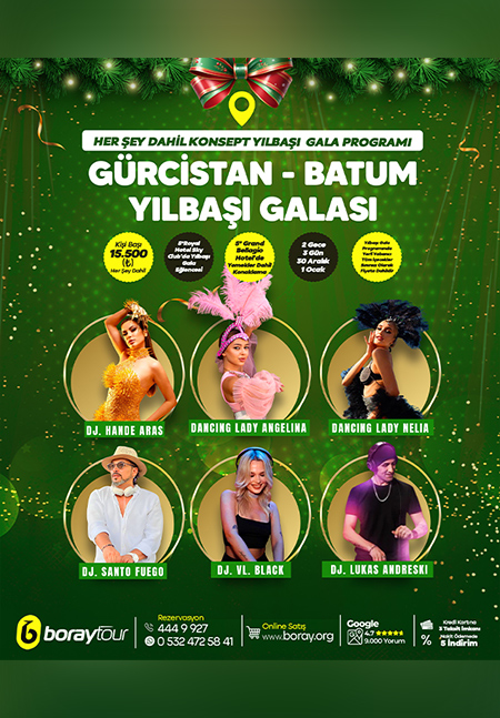 İstanbul Çıkışlı Batum Yılbaşı Programı 2026