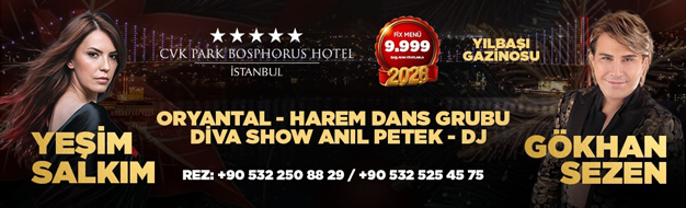 CVK Park Bosphorus Hotel İstanbul Yılbaşı 2026