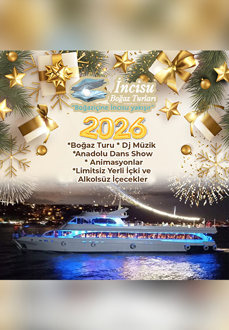 İncisu Yatı Boğaz Turu Yılbaşı 2026